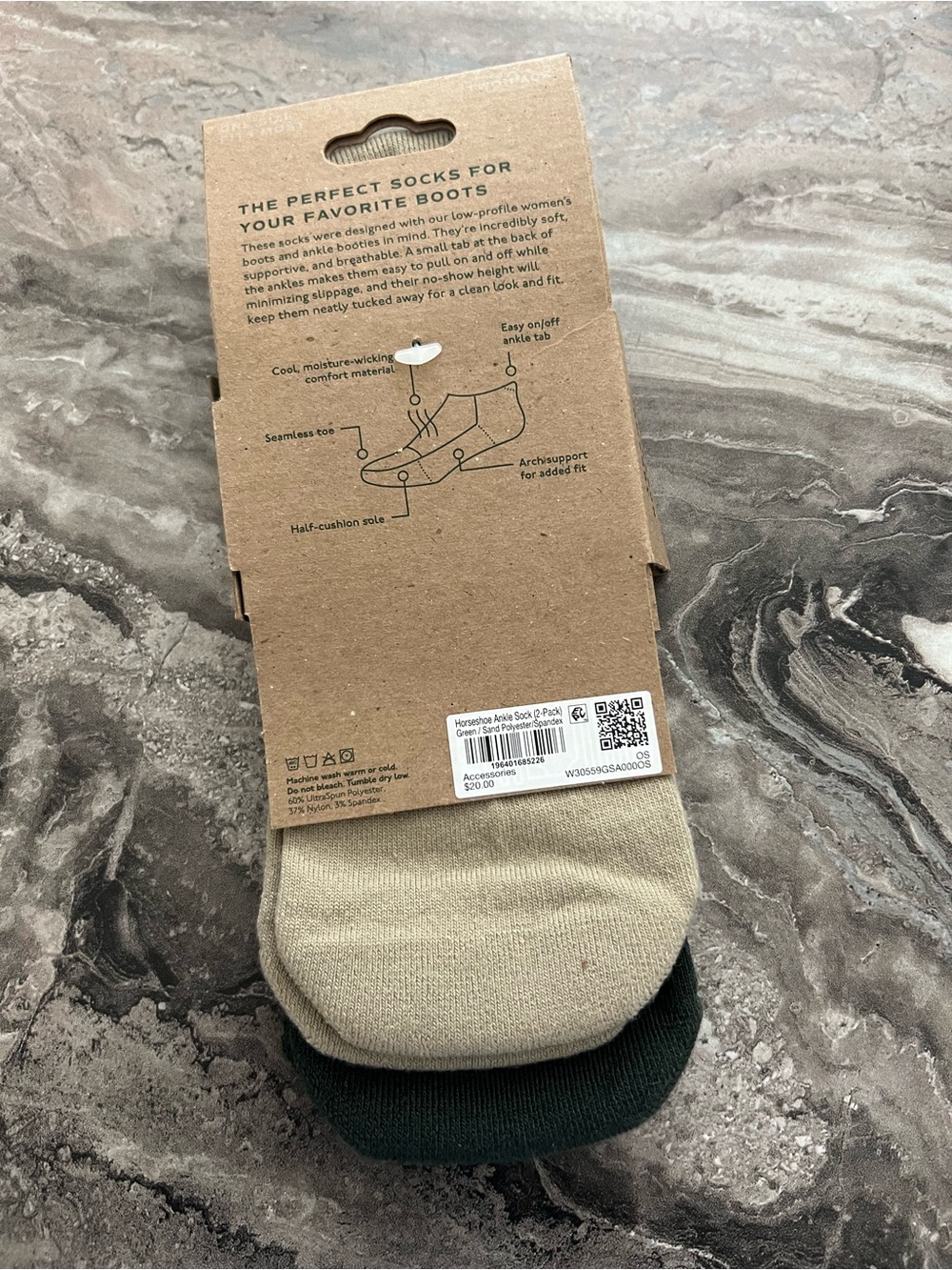 Tecovas Women's Novelty Ankle Socks - Two Pair - Picture 2 of 3